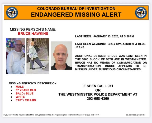 Read more about the article Bruce Hawkins Missing Person:Search for Missing Westminster Man